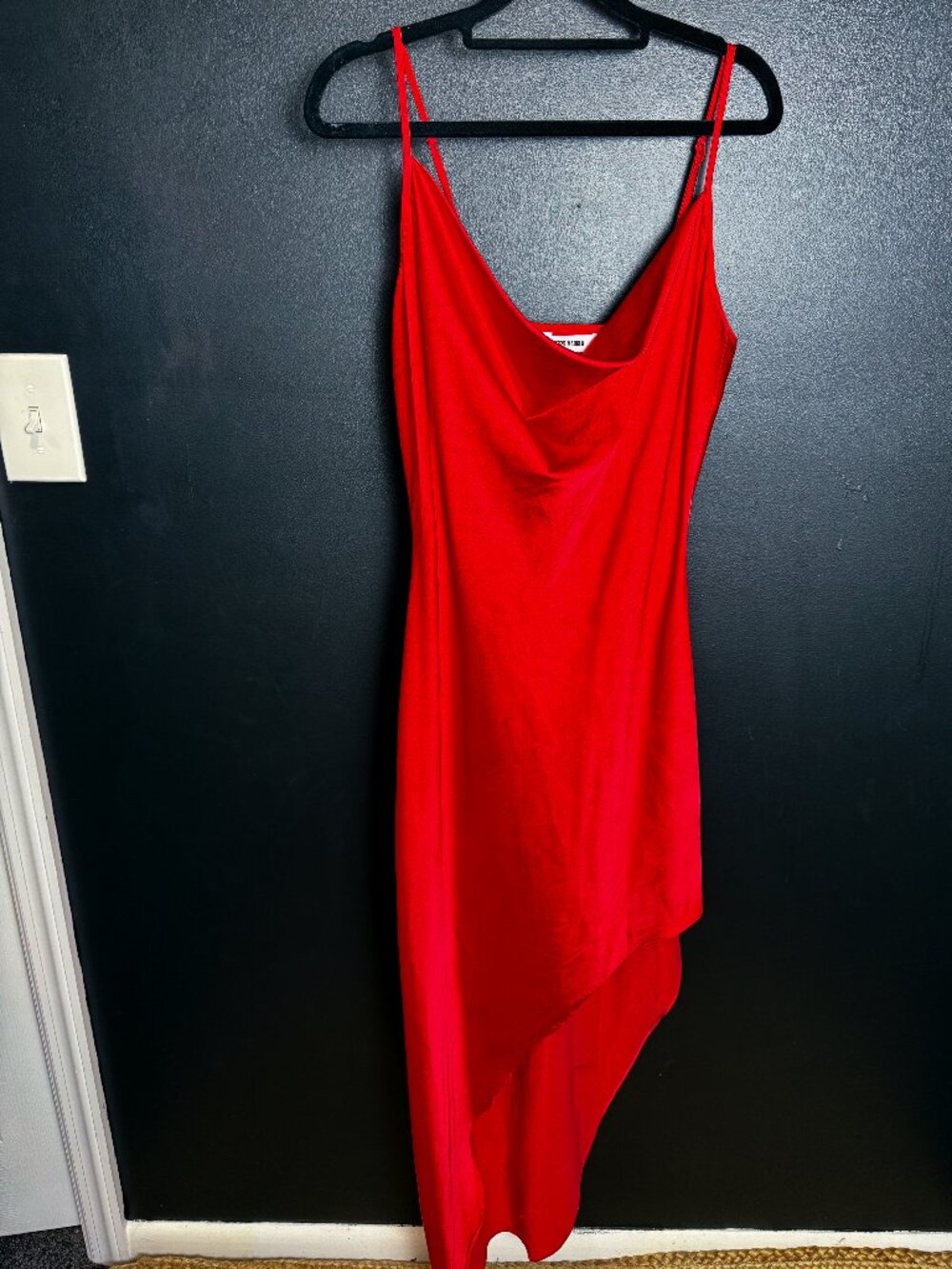 Steve Madden Aulora Red Slip Dress